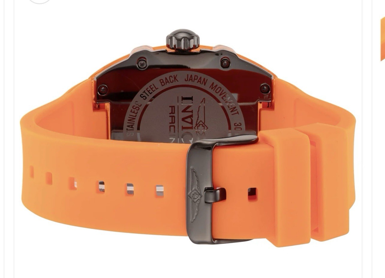 Invicta Racing Cyclone Men’s Chronograph Watch 48.5mm Orange Black 48718 New NIB