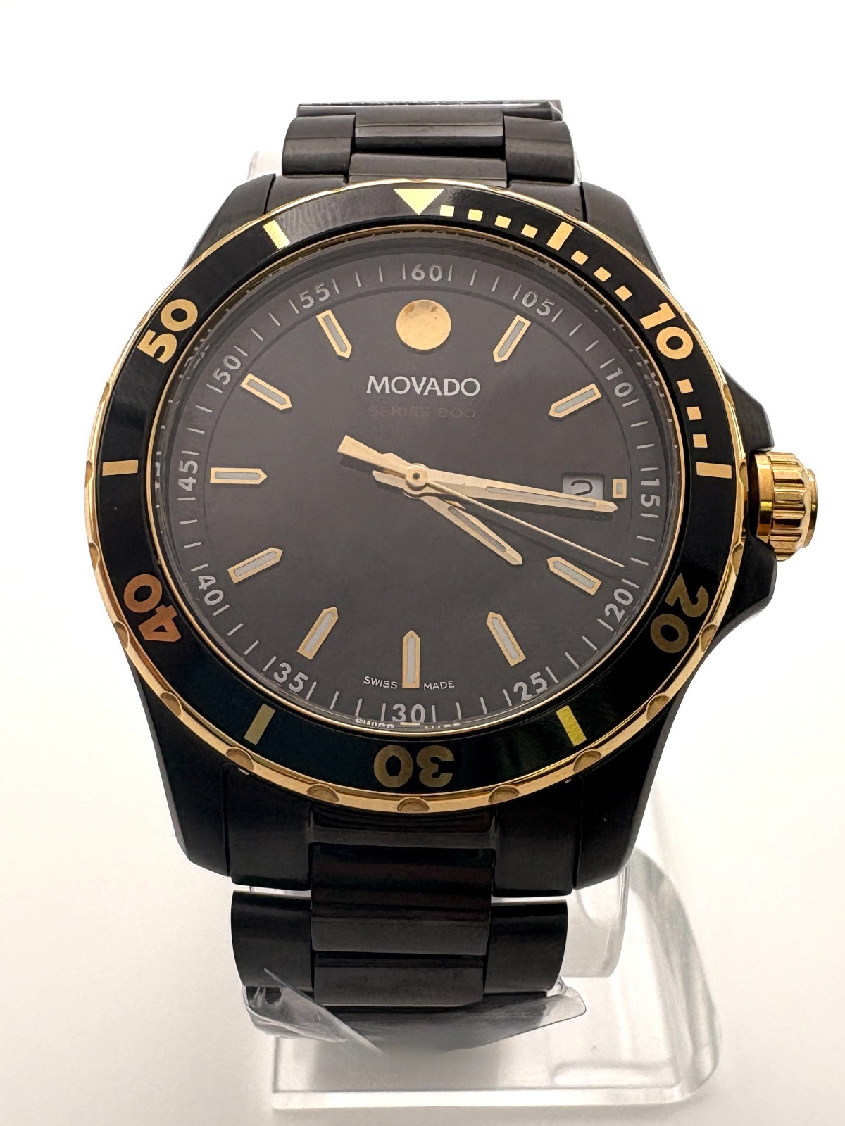Movado 2600161 Series 800 Black Dial Men’s Quartz Watch