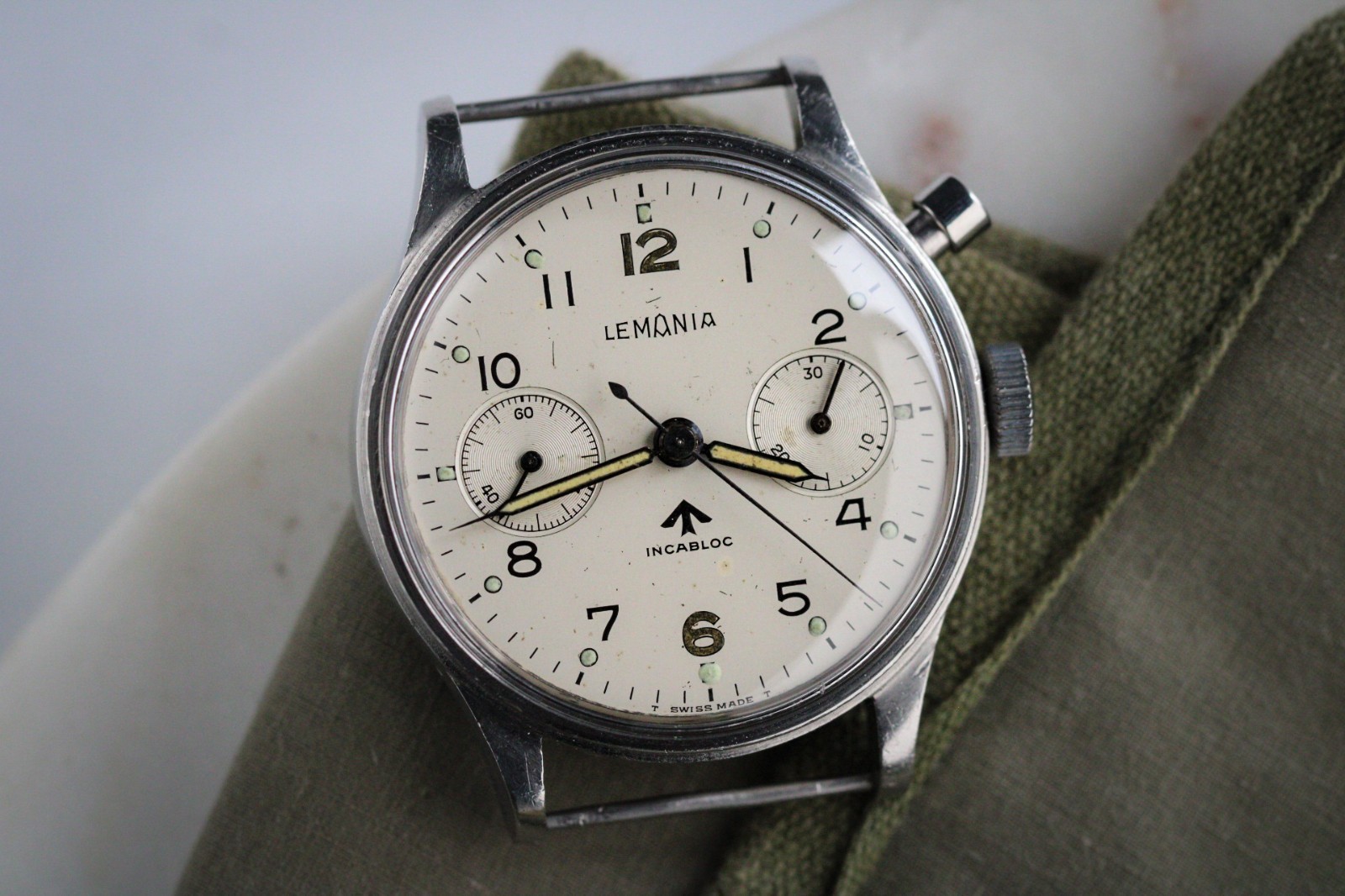 Lemania Series 2 Royal Australian Navy Issue Chronograph
