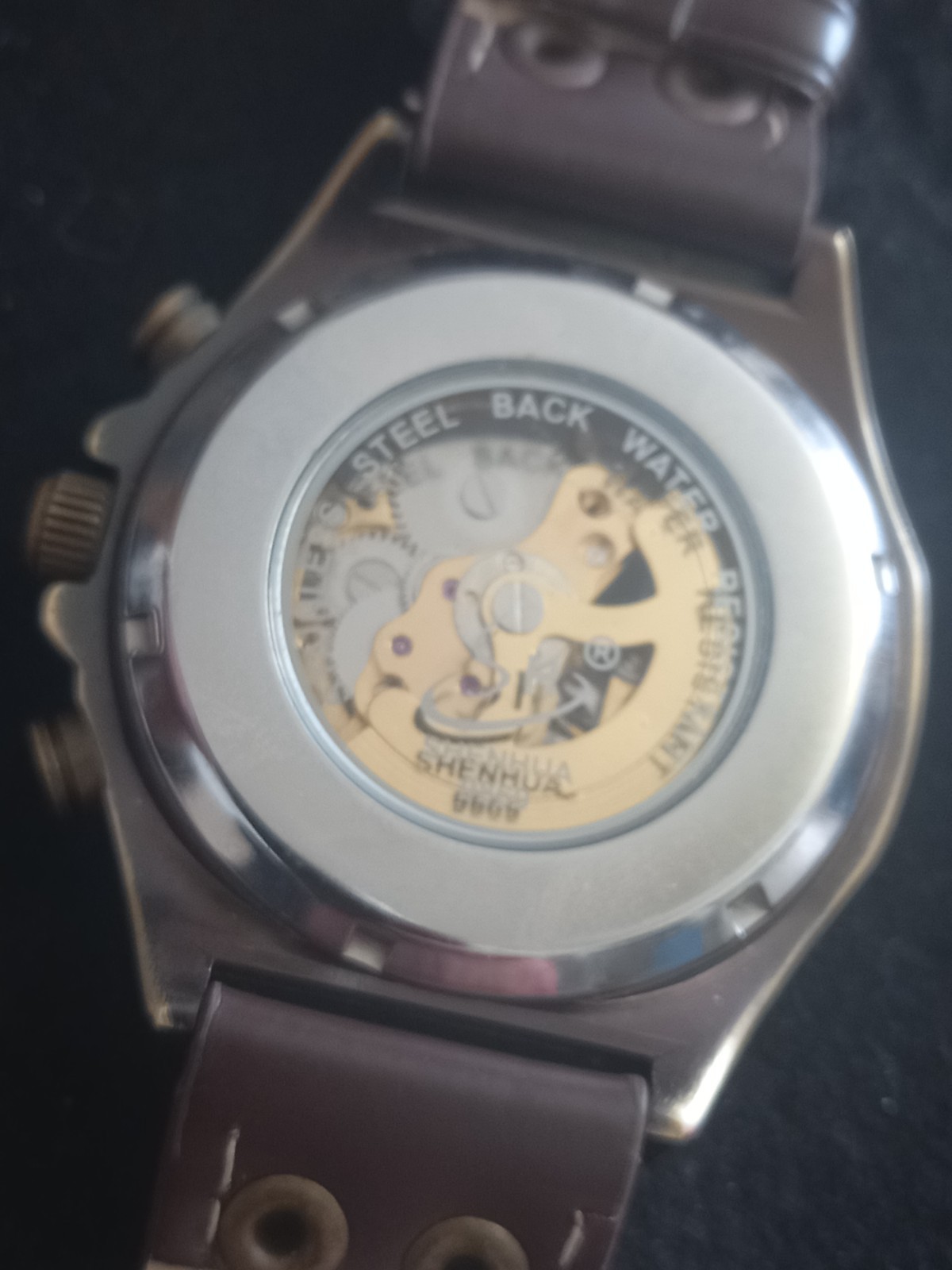 Shenhua Mens Automatic Skeletal Watch