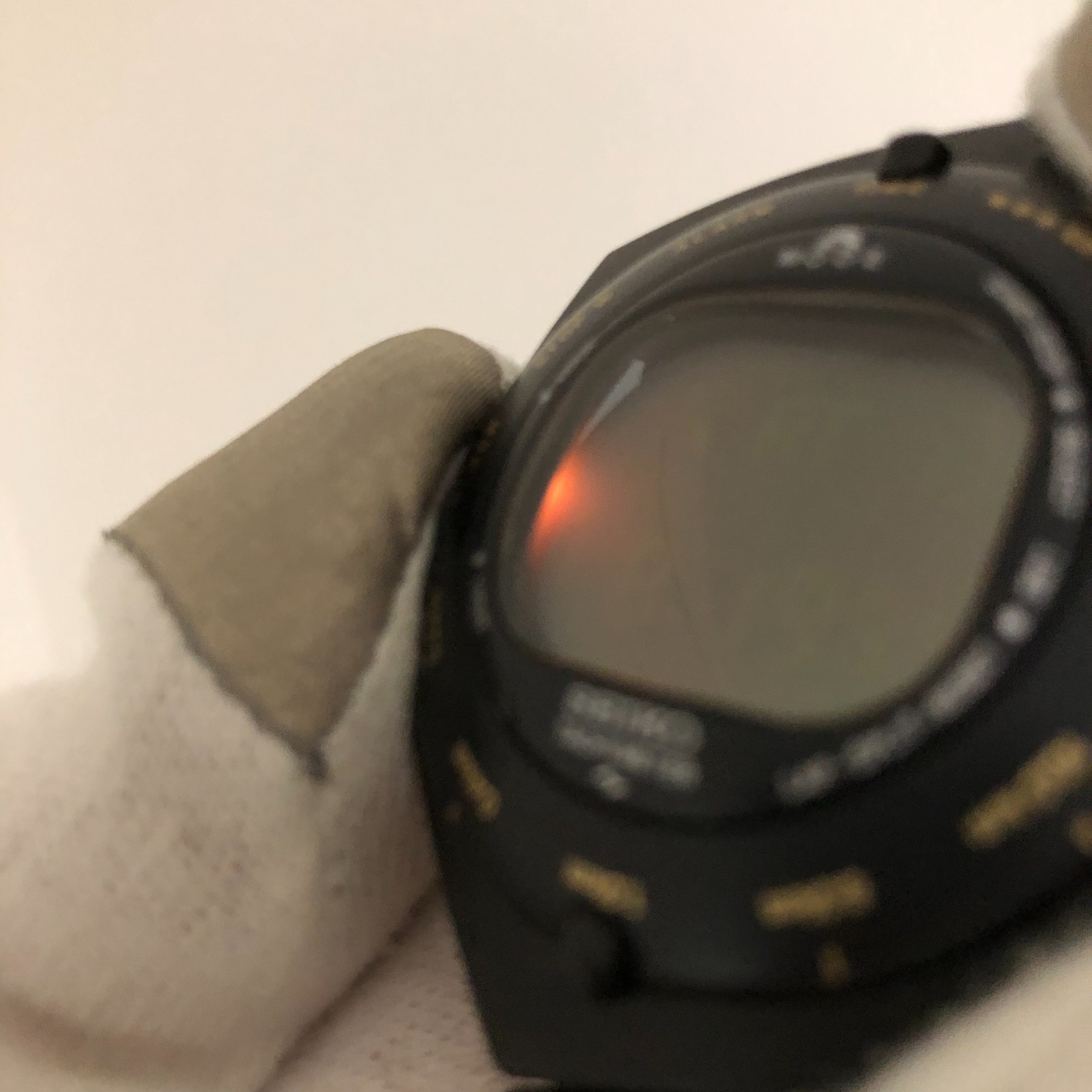 [w2359] SEIKO A828-4000 All original Giugiaro Battery replaced Quartz EX/PR