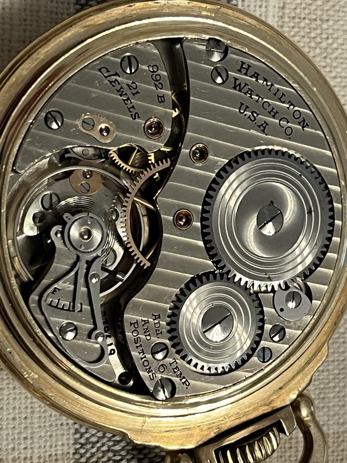Hamilton 16s 992B Pocket watch