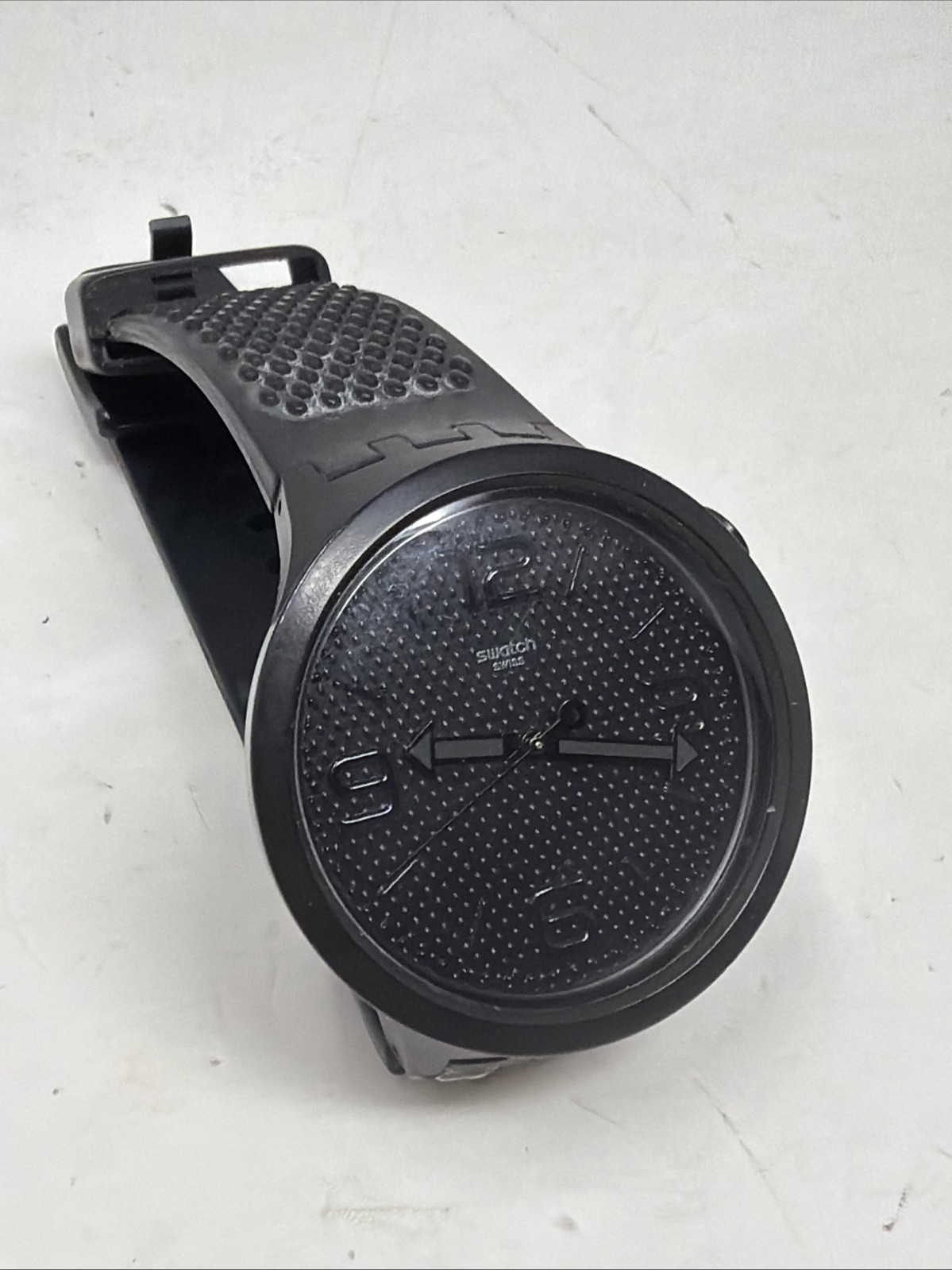 A Scarce Superb 2019 Swatch Big Bold SO27B100 BLACK work **Check Photos**