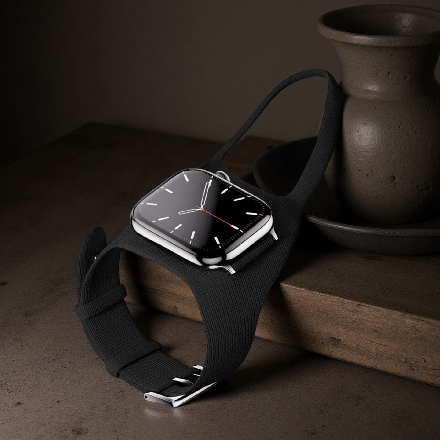 Breathable Knit Ergonomic Band, Perfect View Angle for All Apple Watch