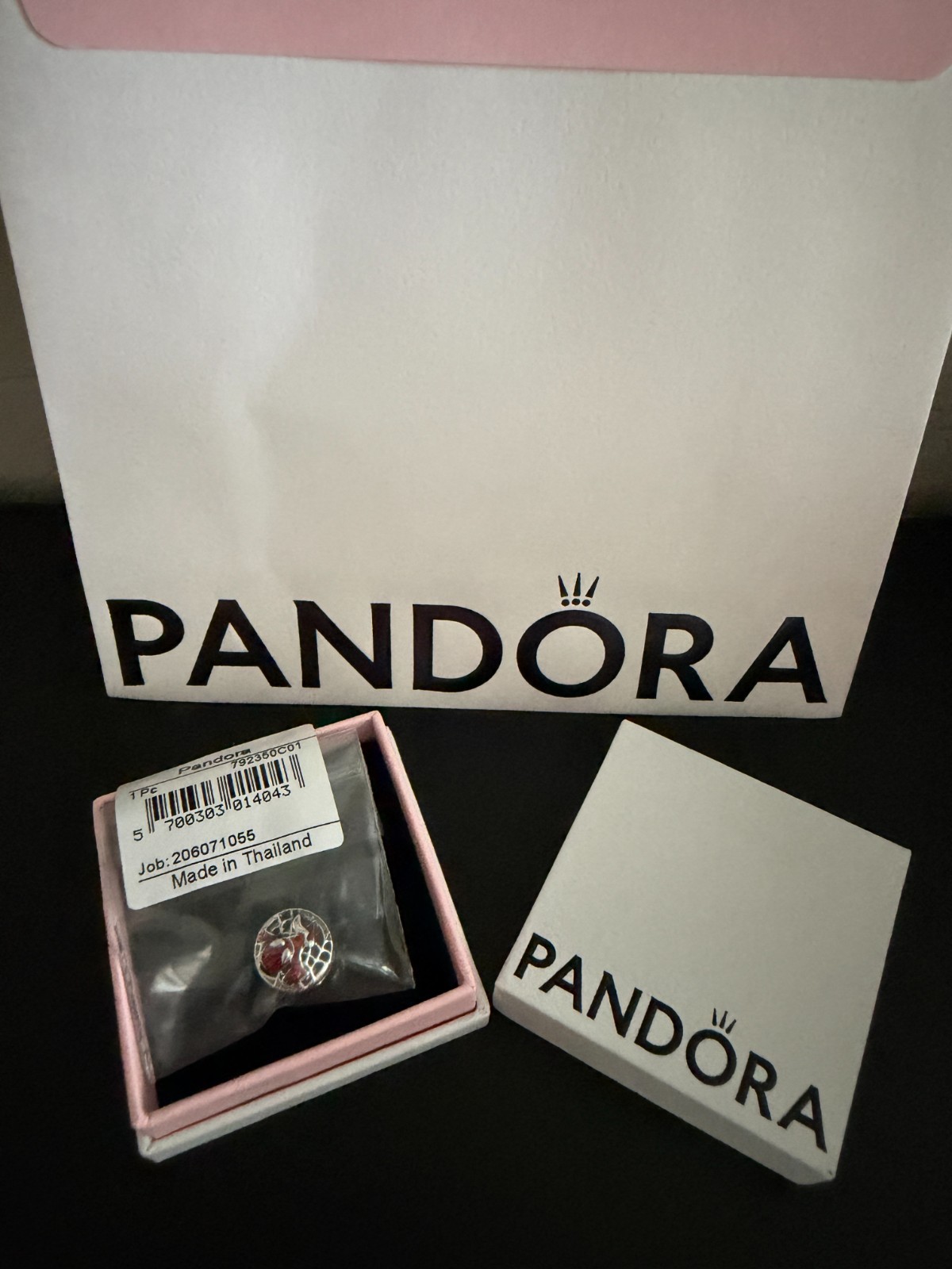 Authentic Pandora Marvel Spider-Man Soaring City Charm Sterling Silver New w Box