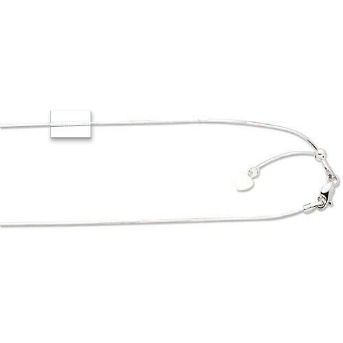 14k White Gold 22″ Adjustable Snake Pendant Chain/Necklace 3.3 gram