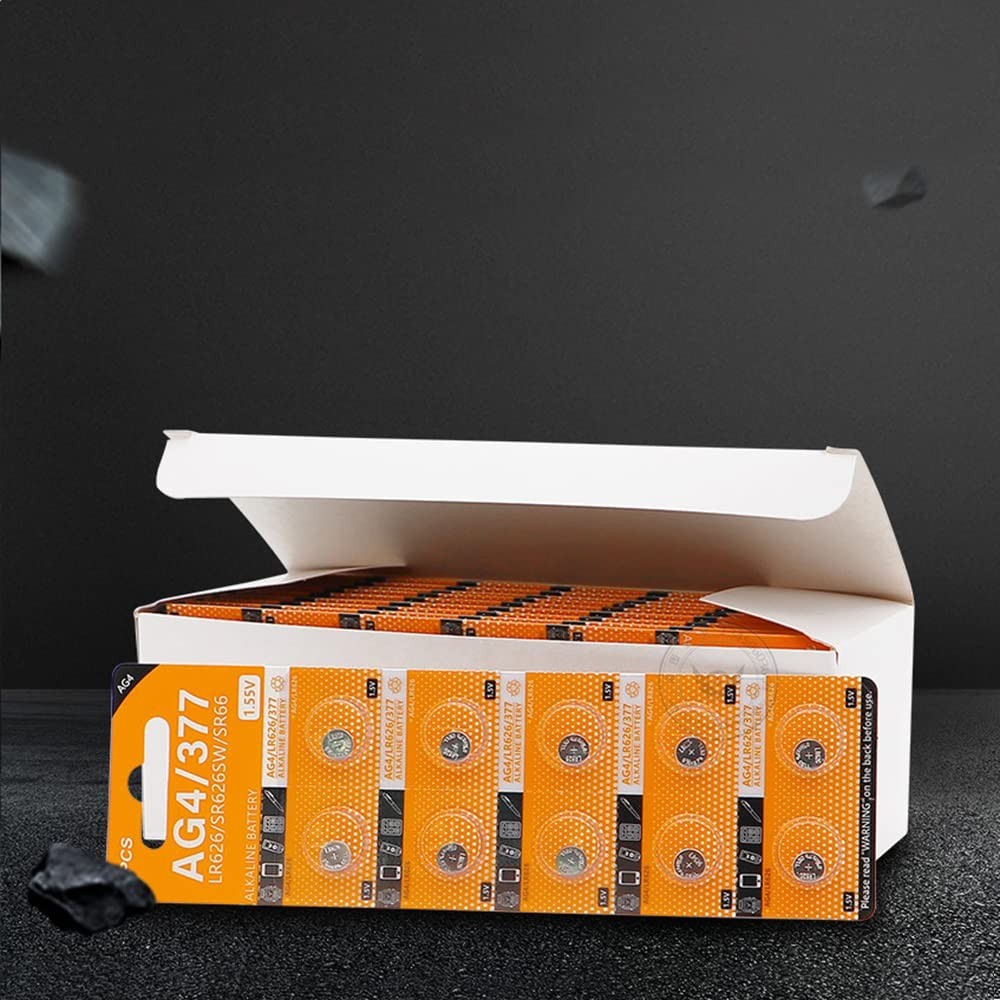 Cotchear 10pcs 1.5V AG4 LR626 Alkaline Button Battery L626 LR66