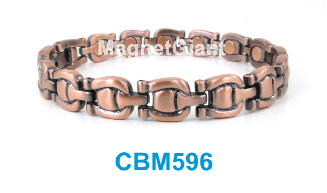 Men or Women Copper link high power magnetic bracelet CBM596