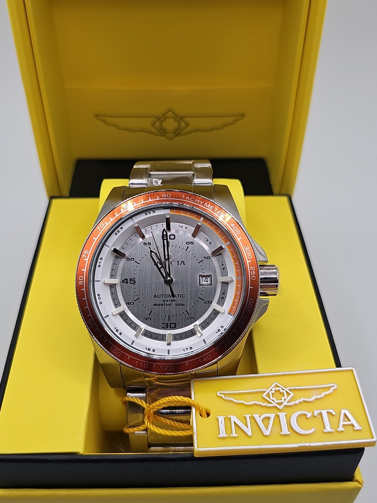 Invicta #48082 Speedway 50mm High Bank Automatic Men’s Watch New With Box