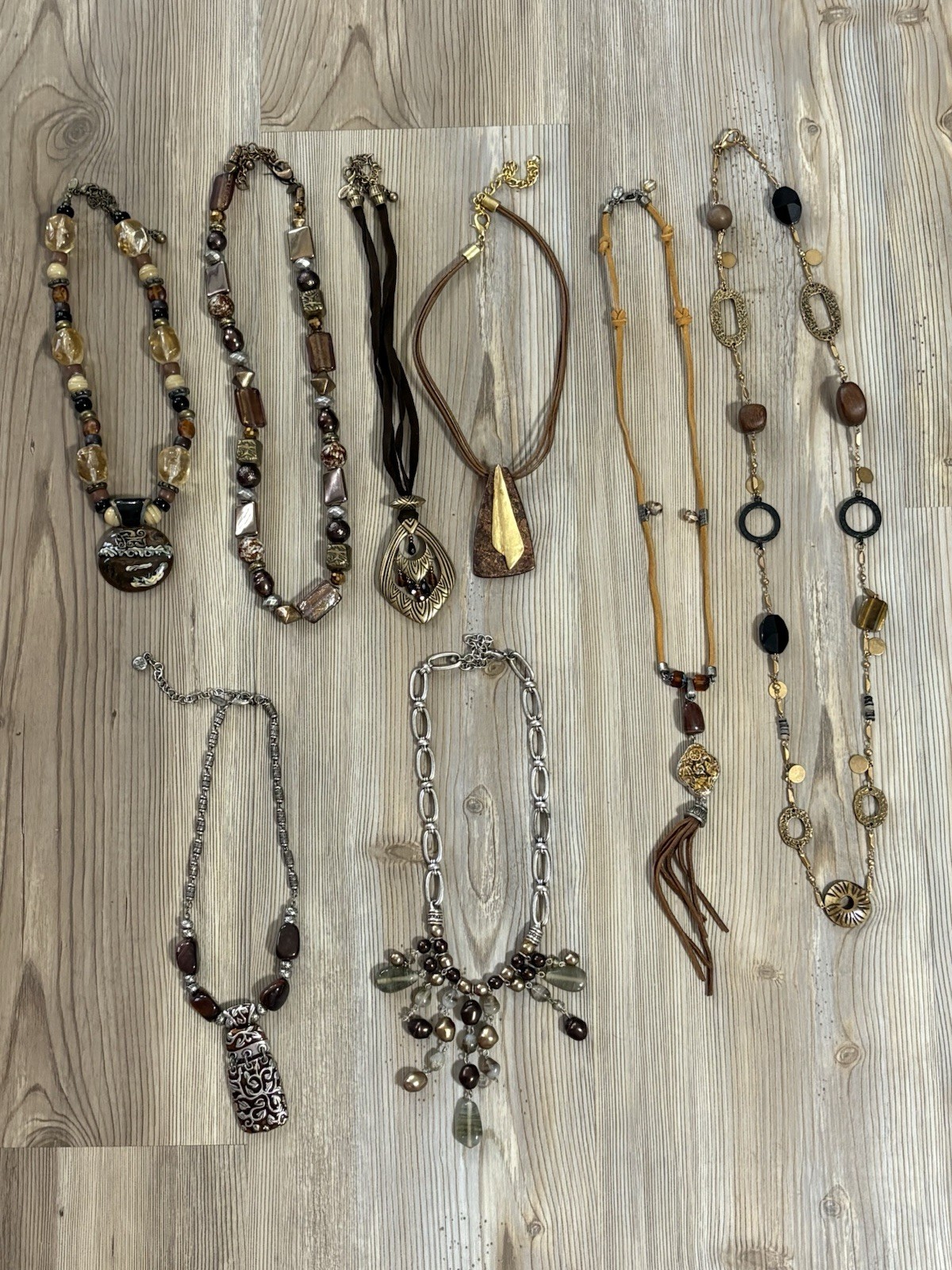 Chicos 8 Necklace Lot