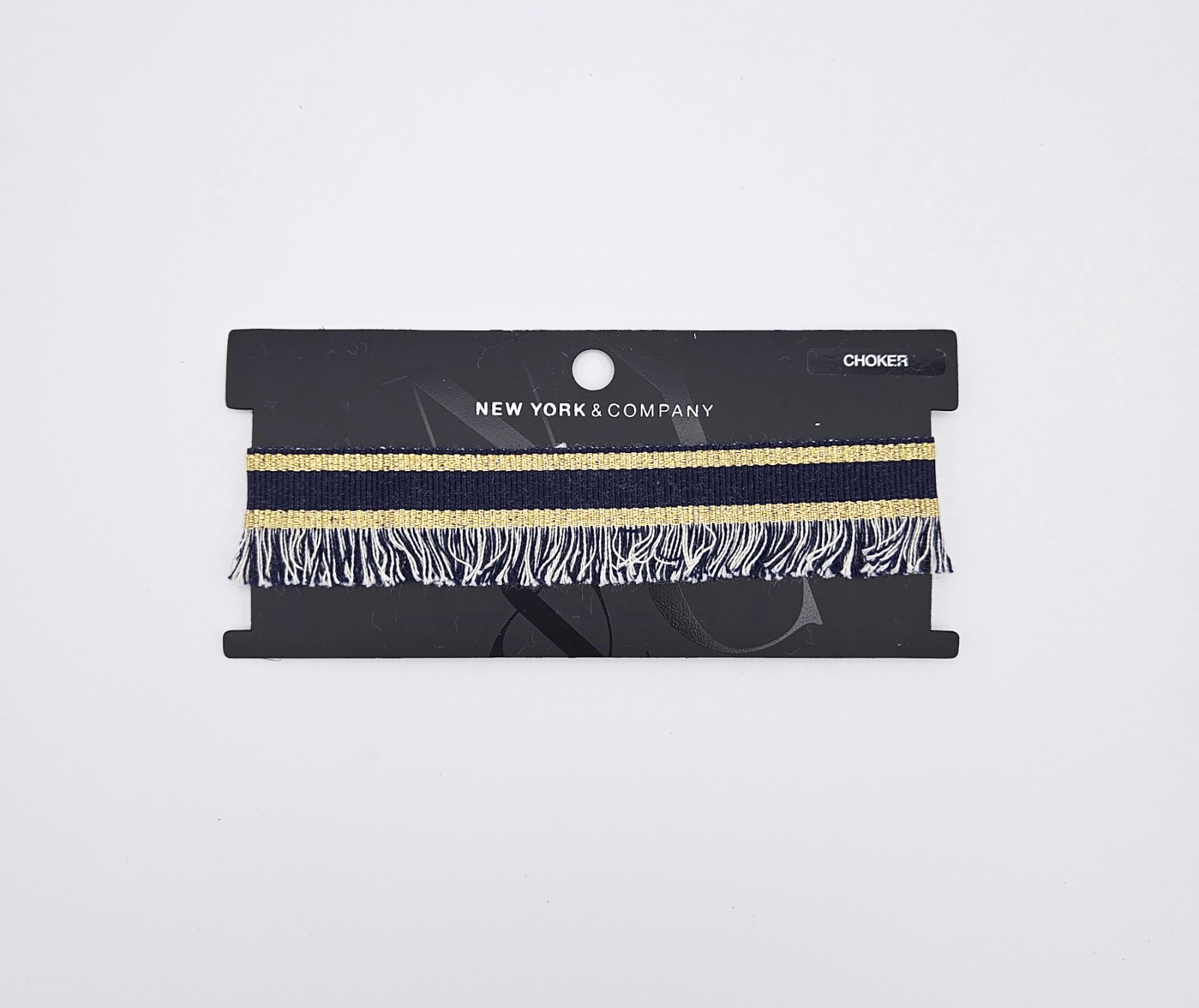 New York and Company Choker Set of 5 (Black, Gray, Gold, Brown, Navy)