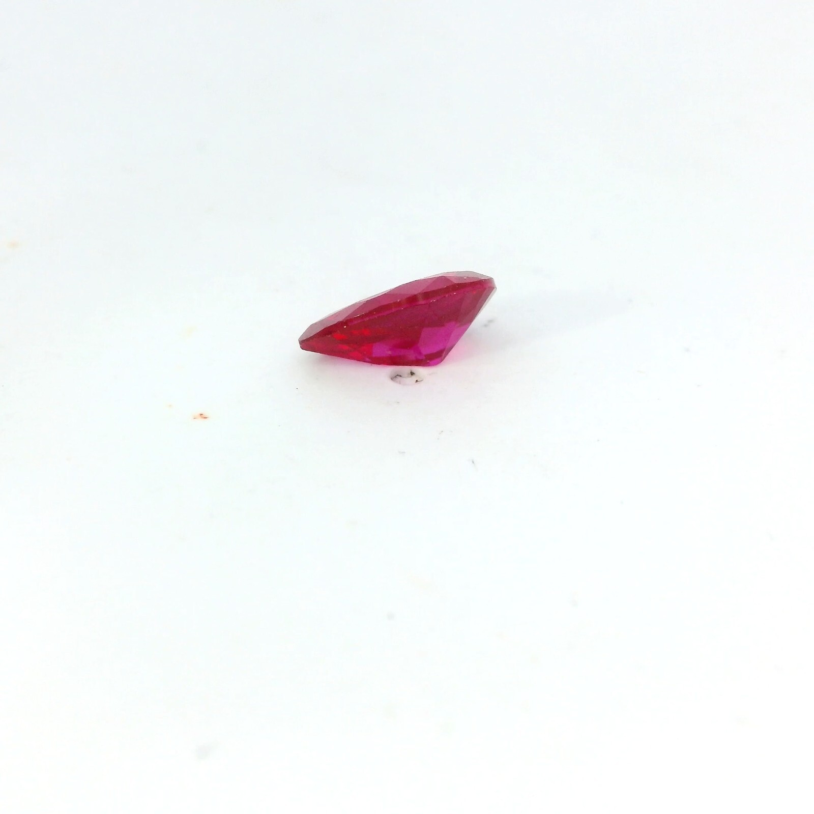 1.83ct Loose Pear Cut Lab Created Ruby Gemstone 9 x 6mm