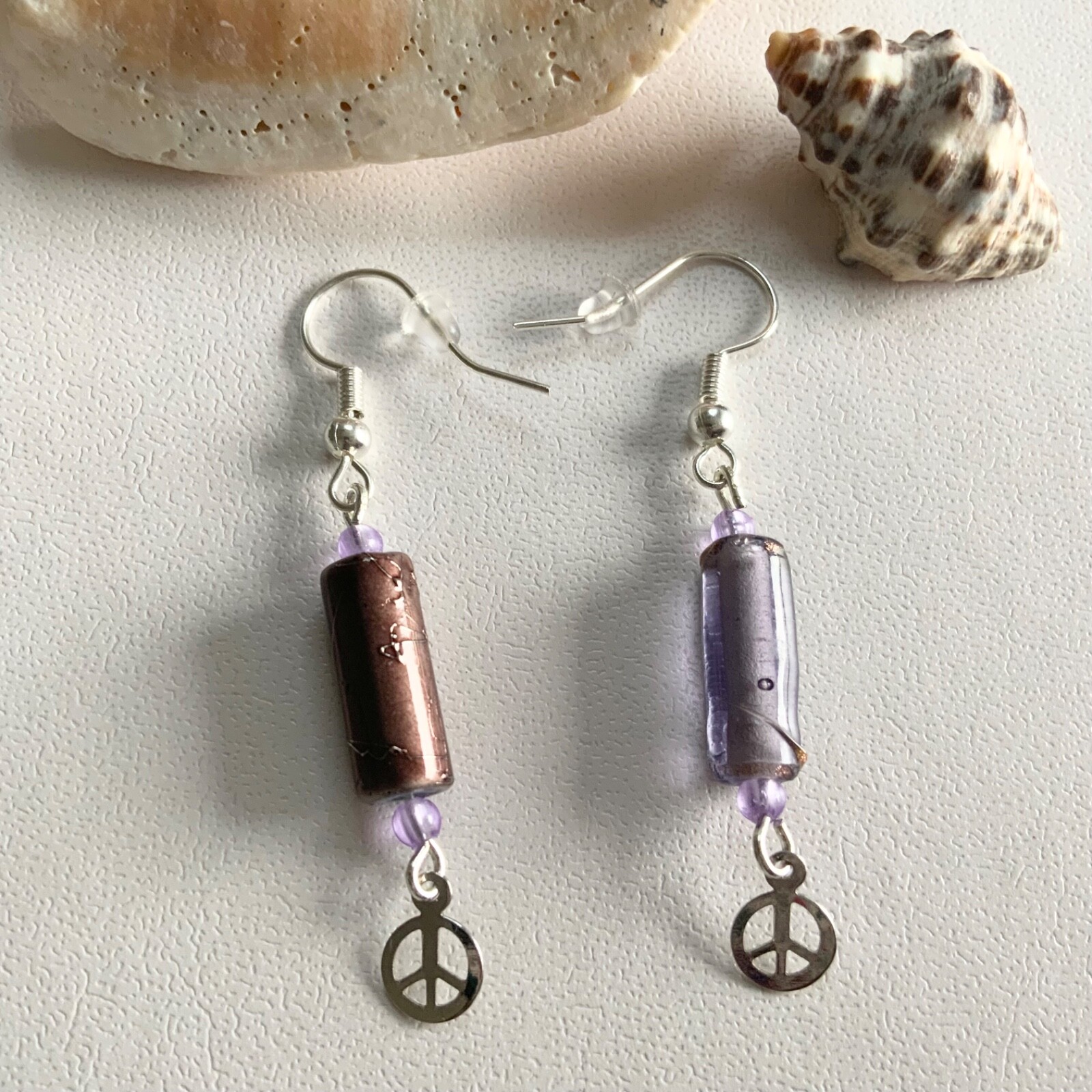 New Handmade Boho Czech Glass Beaded Dangle/Drop Earrings