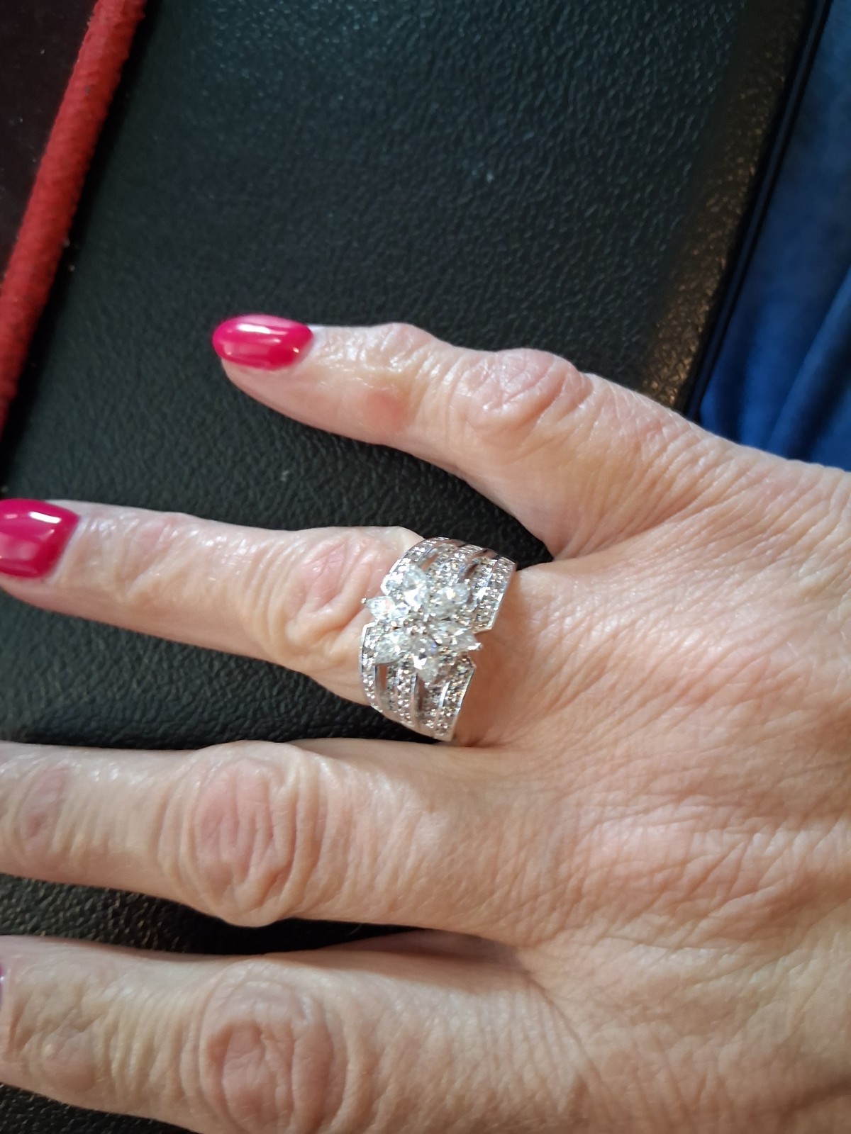 Ring Size 4.5 Took To Jewler And The Value On The Ring Is $135.00. Never Worn.