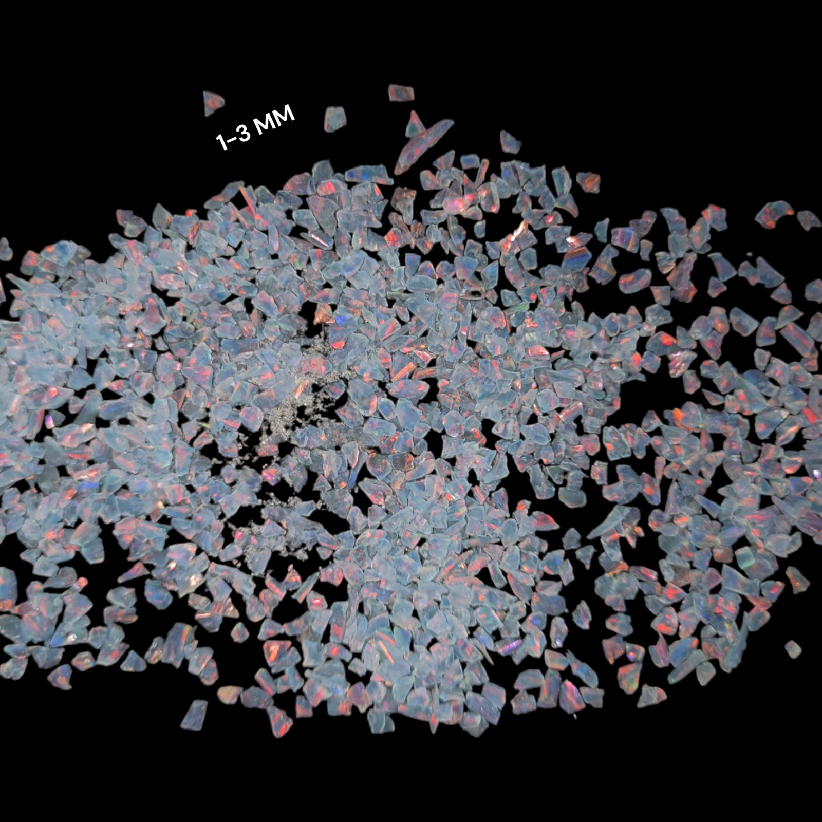 Light Blue Opal Crushed Gemstone Coarse All Size Premium Inlay Opal Powder