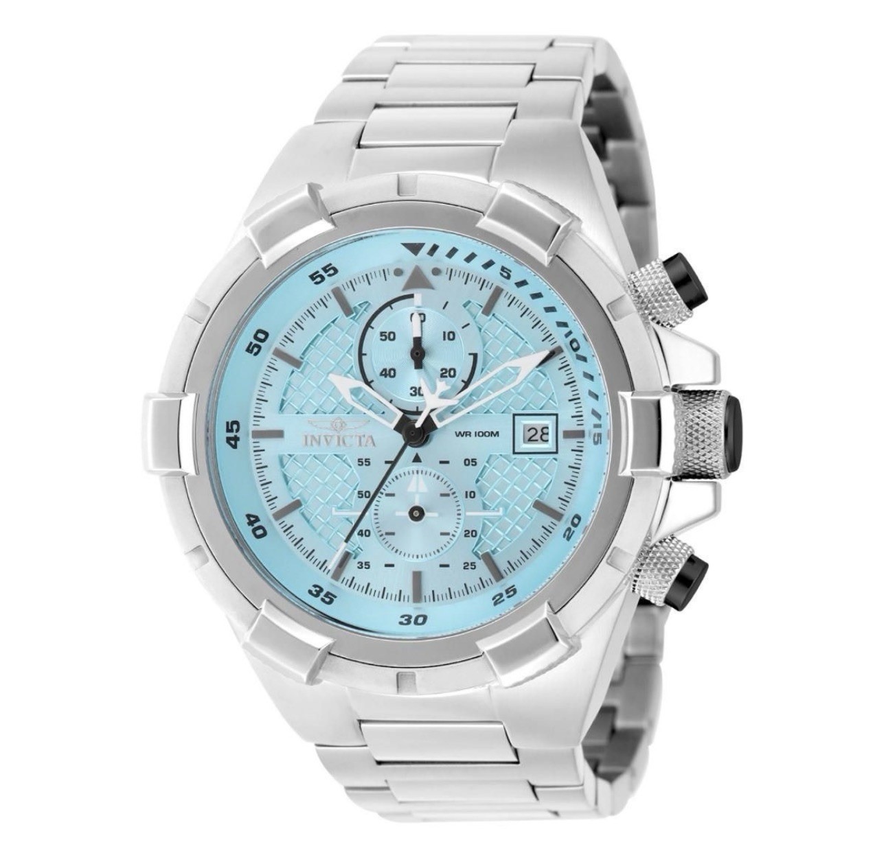 🔥Invicta Aviator Falcon 50.5mm Men’s Watch, Steel Blue 49252