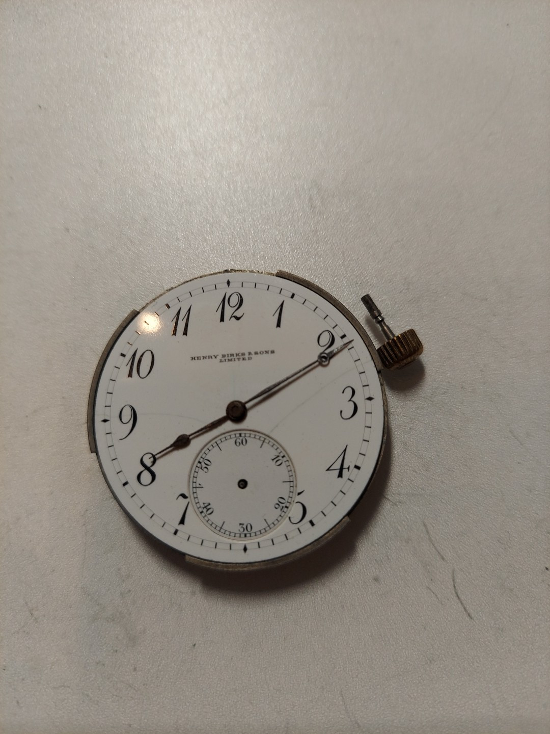 Henry Birks And Soon For Birks-downing 19 Jewels Swiss Mens Pocket Watch…