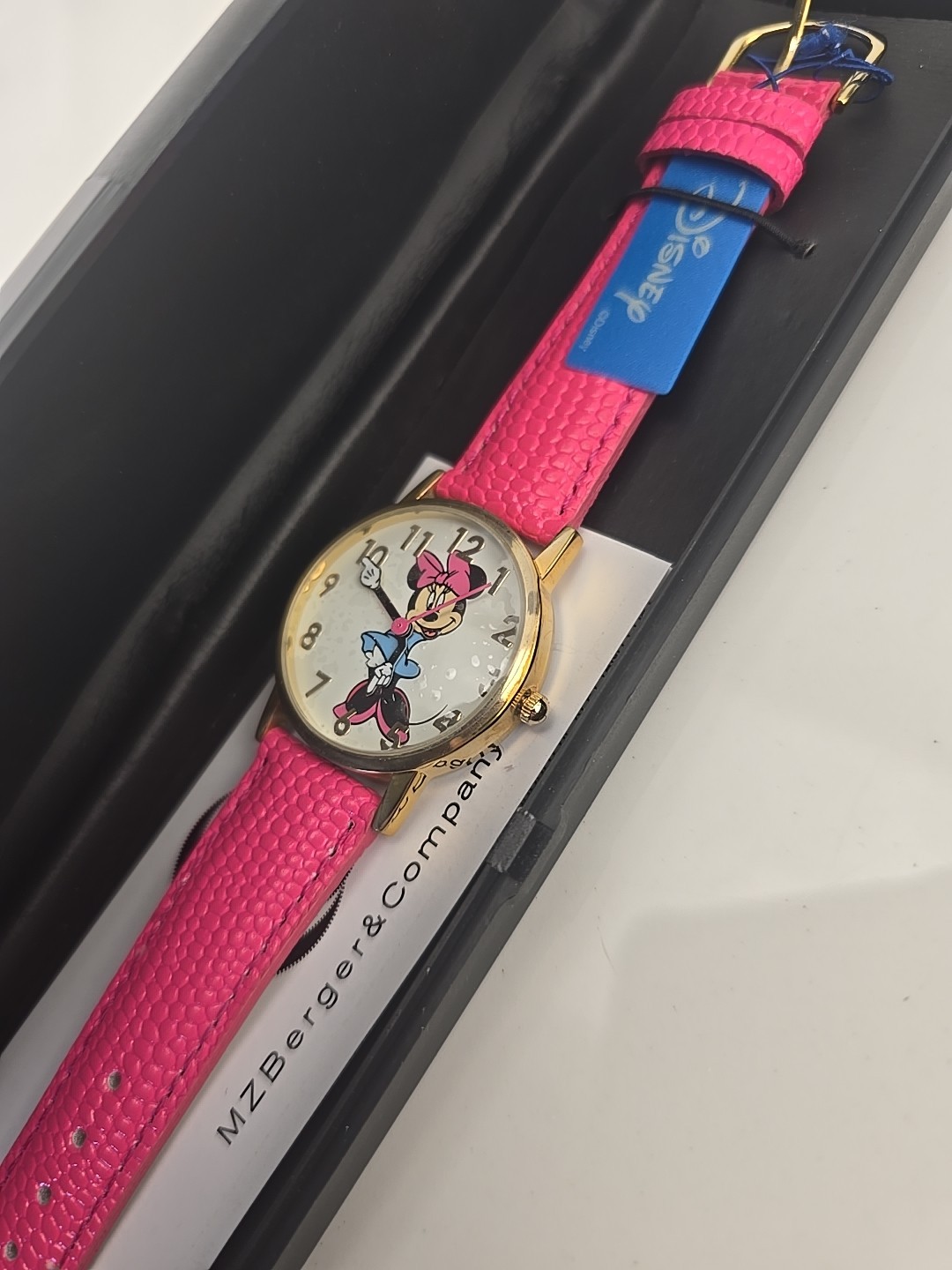 DISNEY WATCH MZ Berger & Co. Pair- MICKEY MOUSE, MINNIE MOUSE
