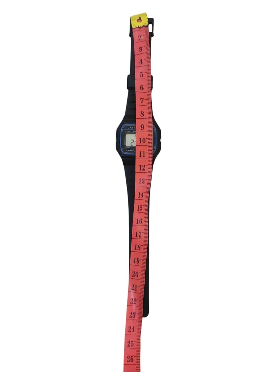 Casio F-91W Digital Watch 593 Black Resin Alarm Chronograph Tested Works