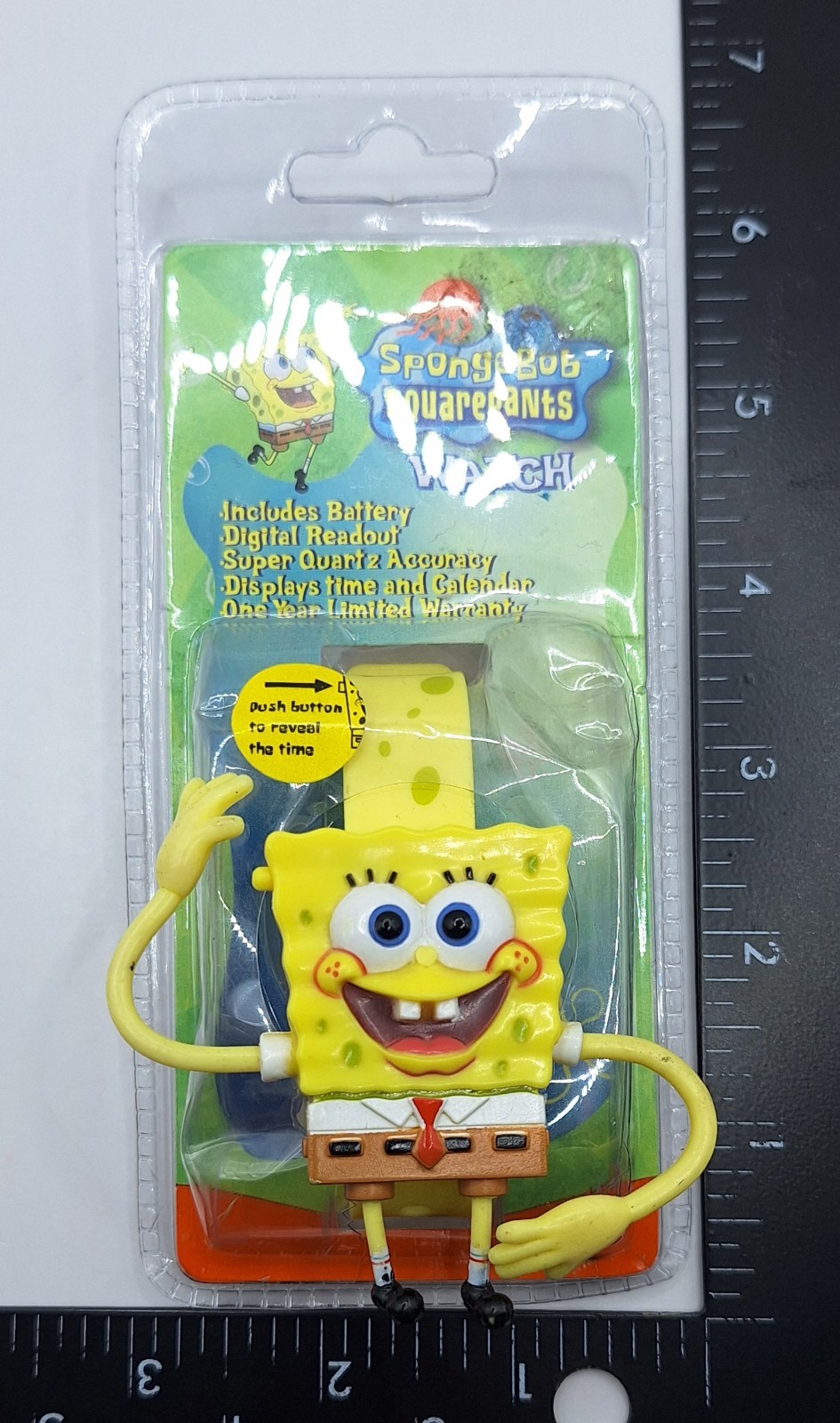 Spongebob Squarepants Kids Watch 2002 Clicks Viacom Nickelodeon Vintage NEW/NOS