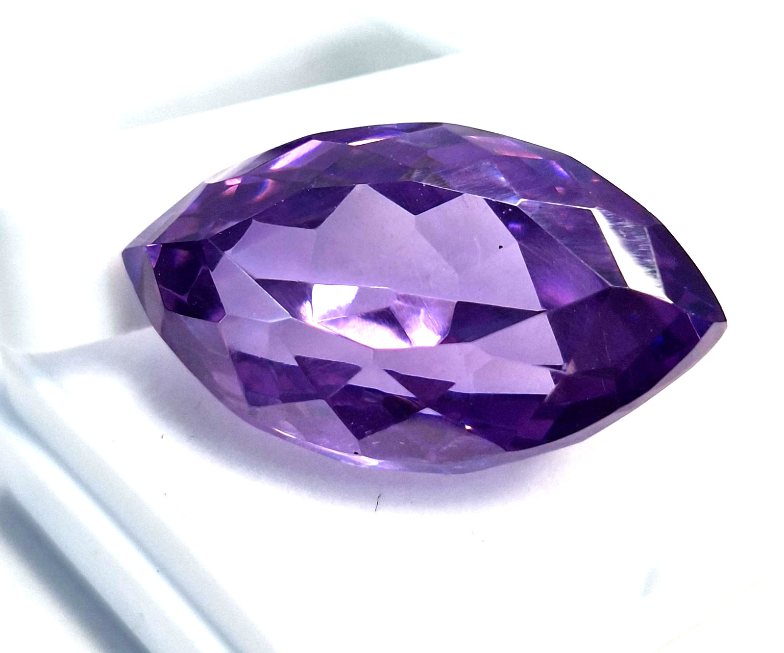 Purple Zircon Marquise Cut 58-60 Ct Natural Certified Loose Gemstone RK856
