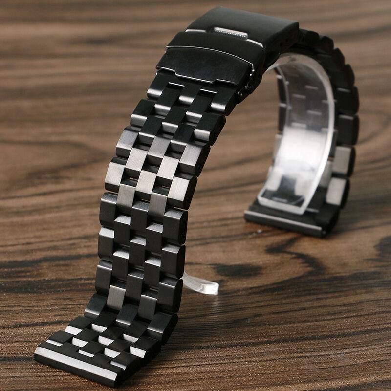 20/22/24mm Width Watch Band Strap Bracelet Link Solid Watchband Replacement-