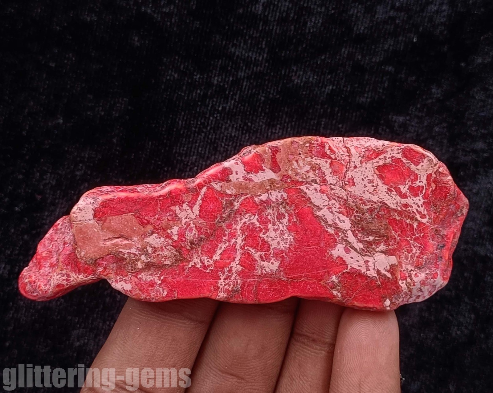 IGL Certified 186 Ct Red Turquoise Slab Rough Natural Gemstone from Arizona 5DNC