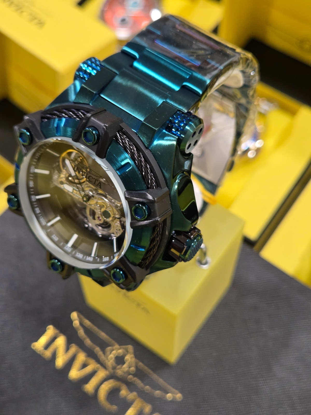 50784🔥 Invicta Bolt Phantom Automatic Men’s Watch 52mm Green