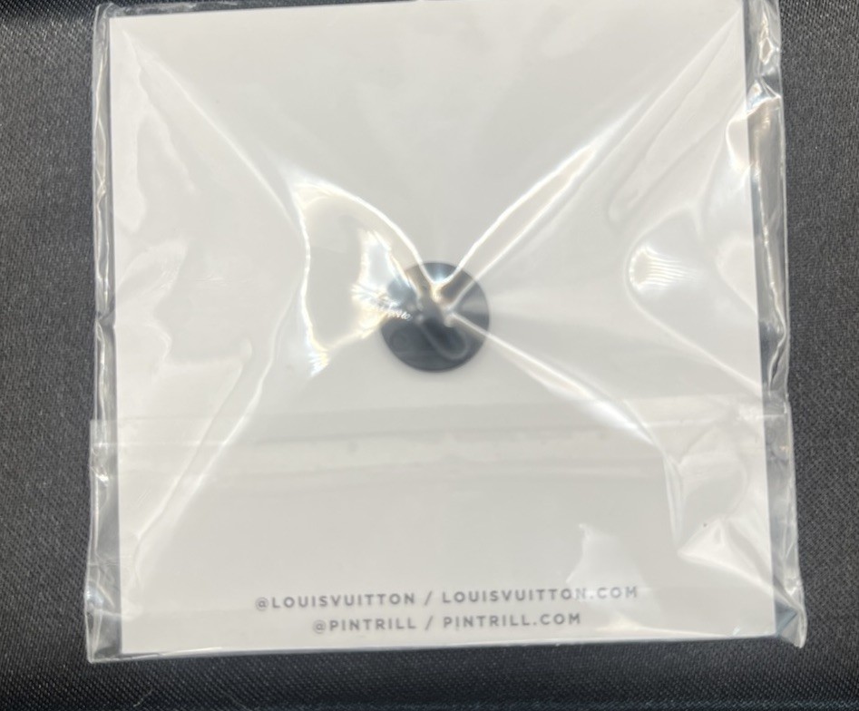 Louis Vuitton x Pintrill Airplane Enamel Pin Volez Voguez Voyagez LV ExhibitNYC