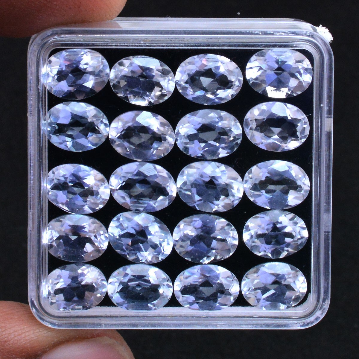 20 Pcs VVS Natural Topaz Oval Faceted Cut 8mm*6mm Stunning Loose Gemstones Lot