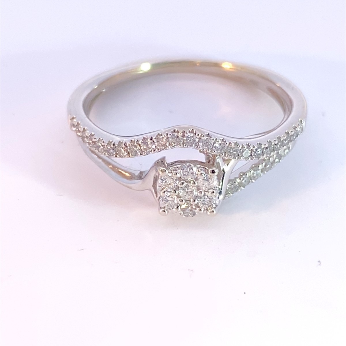 Lady’s Diamond Wedding Set 38 Diamonds .365 Carat T.W. 10K White Gol (MI1071325)