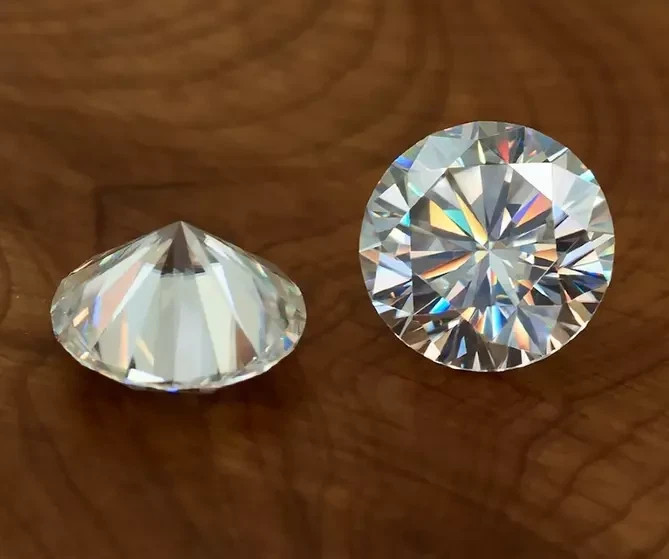 5.00 Ct Loose Moissanite Round Cut 11.50 MM D Color, IF CLARITY Certified