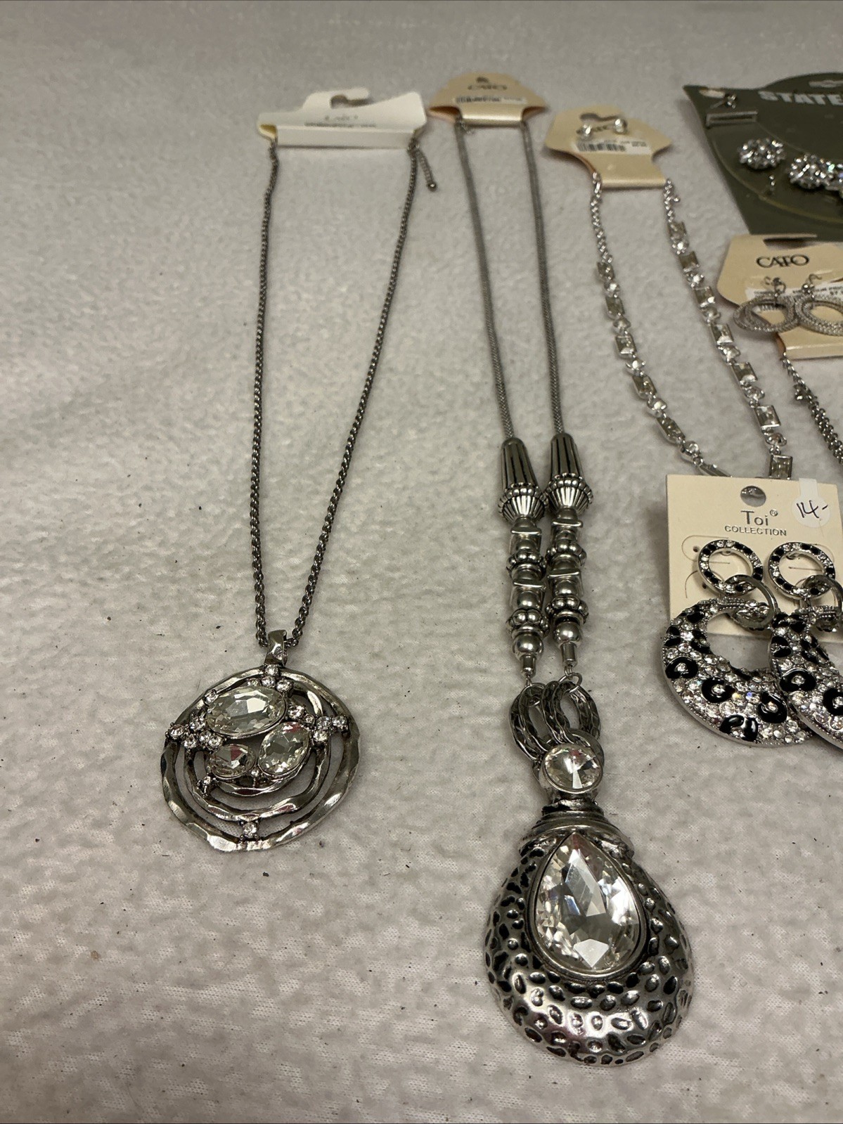 Catos Mixed Jewelry Silver And Stone 10 Piece NWT 3610