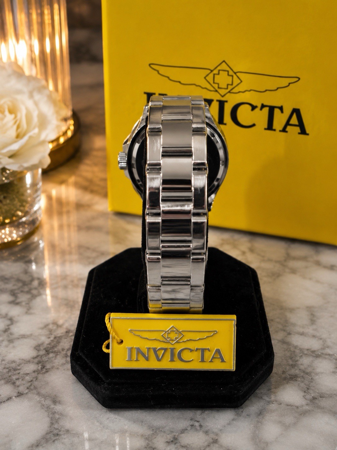 Invicta Wildflower Women’s Watch w/ Mother of Pearl Dial-34mm, Steel (28823)-NEW