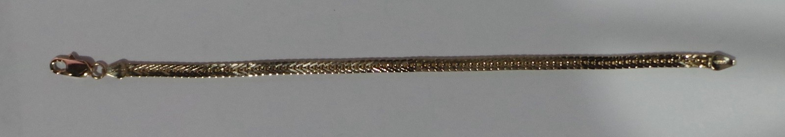 14k Yellow Gold 7″ Herringbone Link Bracelet 6.76 Grams 3.7mm