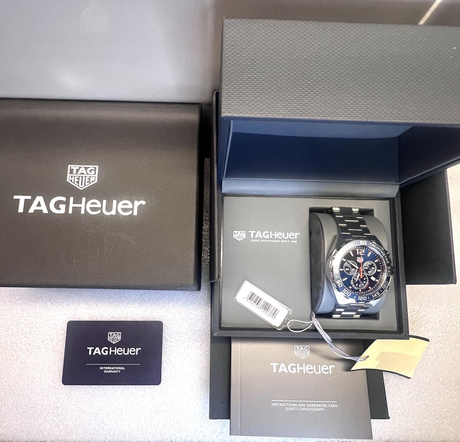 New Tag Heuer Formula 1 Chronograph Blue Men’s Watch CAZ1014.BA0842 Full Set
