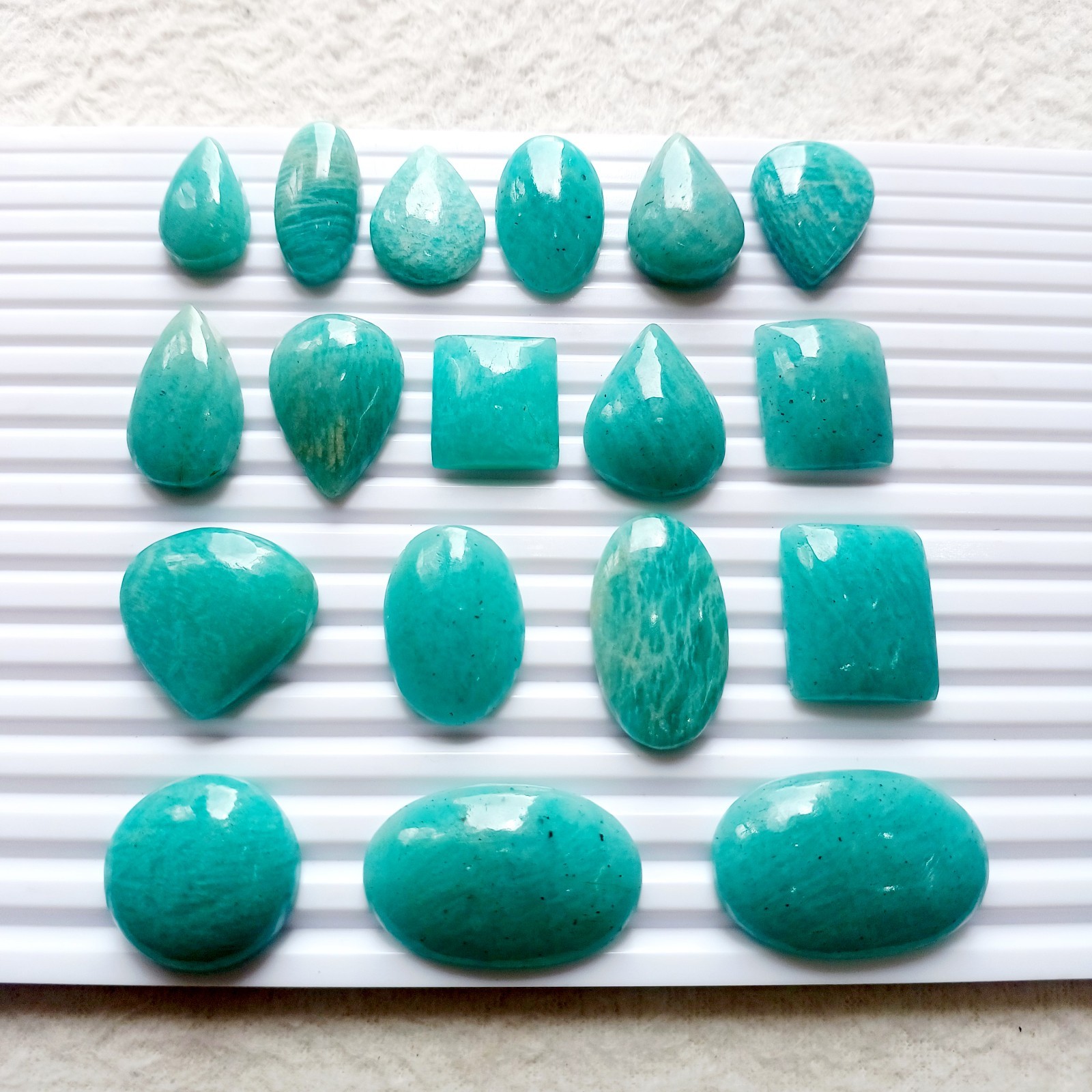 Amazonite Mix Shape Cabochon Loose Gemstone 706