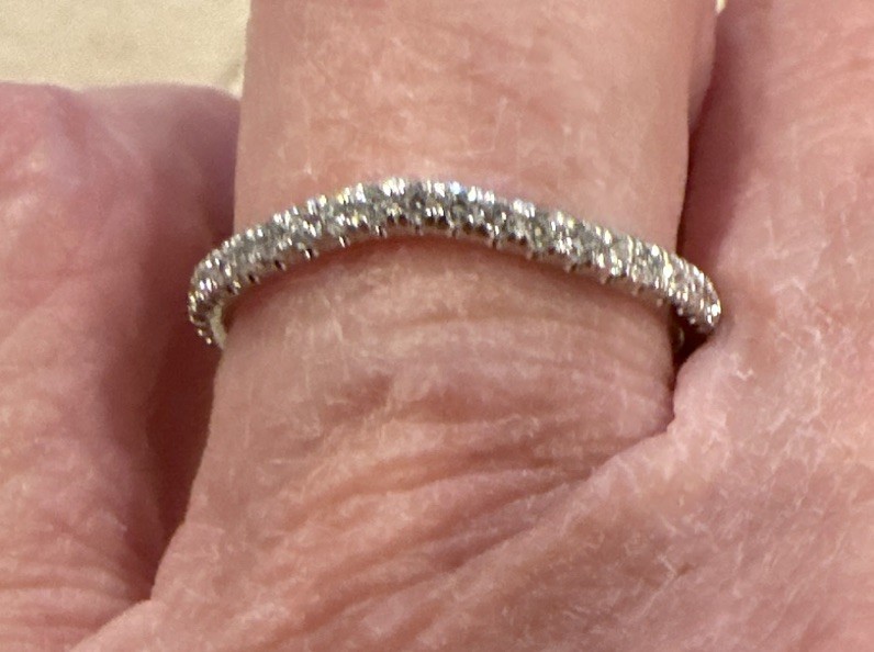 2 14k White Gold Natural Diamond rings 0.28ctw H VS2-SI1