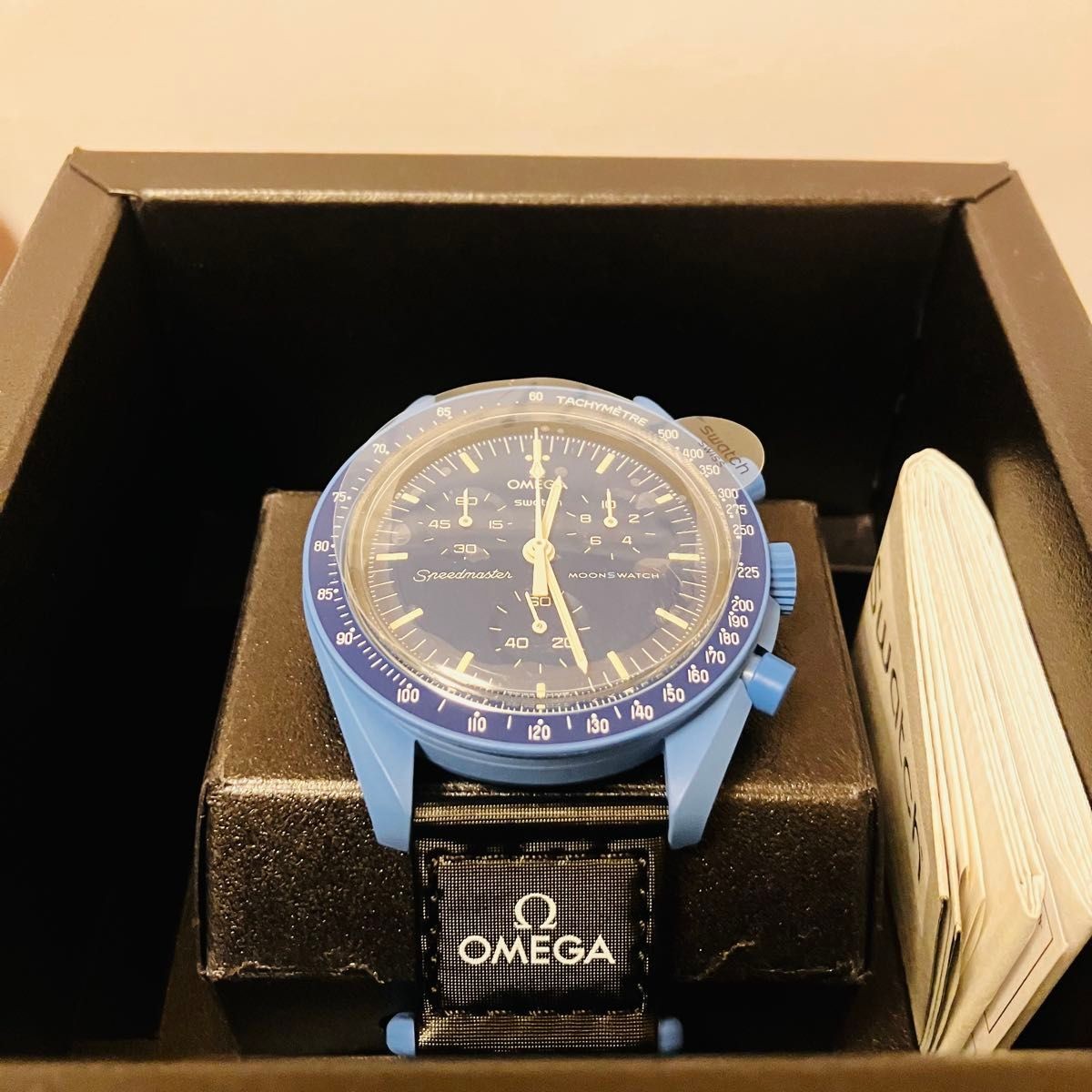 [B1P] Swatch x OMEGA Speedmaster MoonSwatch Mission to Neptune [t6y]