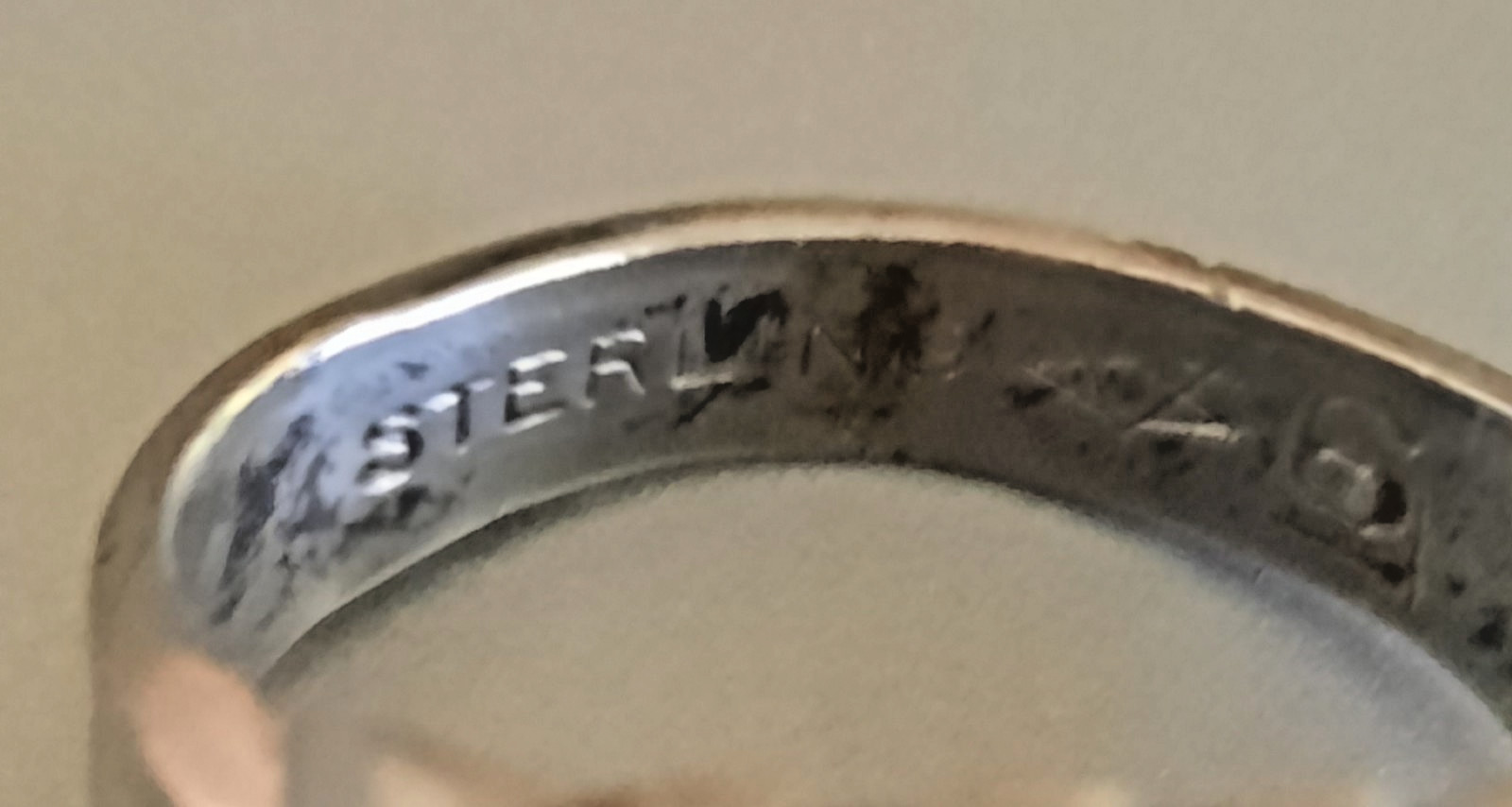 Vintage sterling silver Boy Scout Ring size 6.5