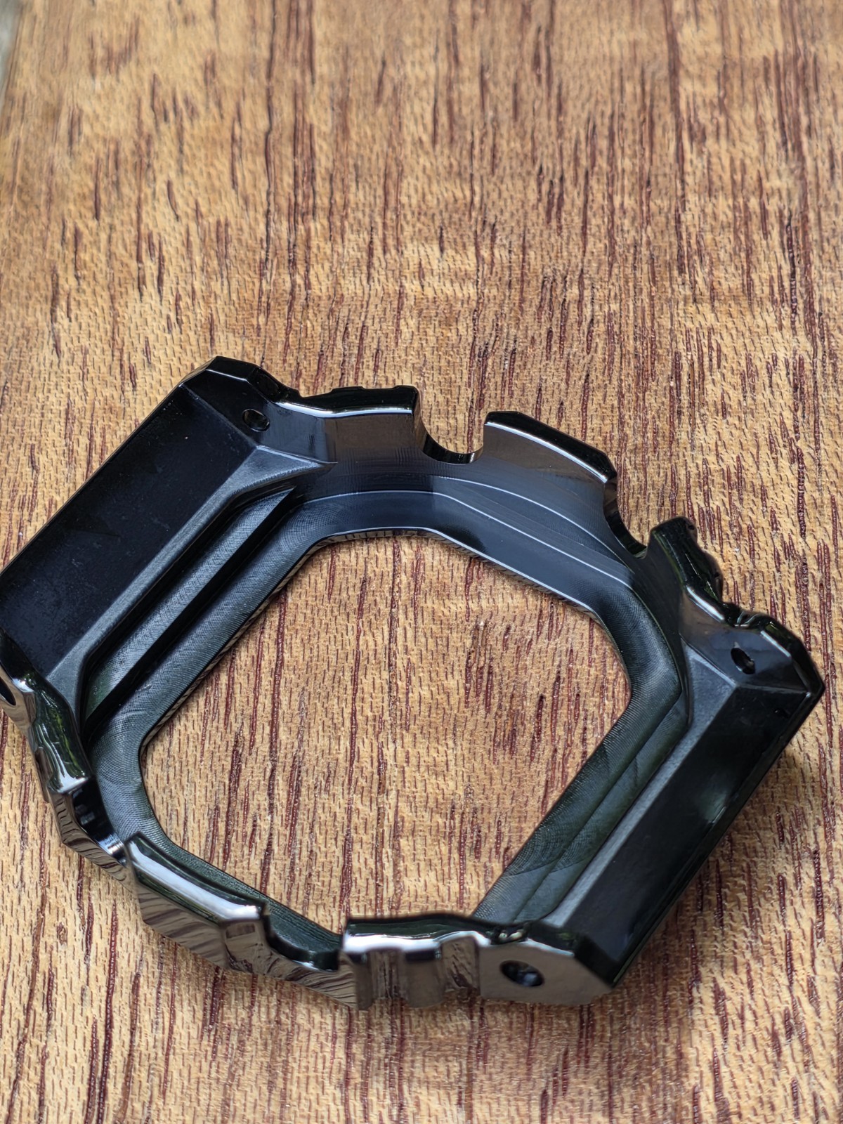 Casio G-SHOCK DW5600E Stainless Steel Case Cover, Bezel With Screws Glossy Black