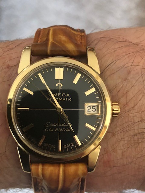 Vintage omega seamaster calendar automatic