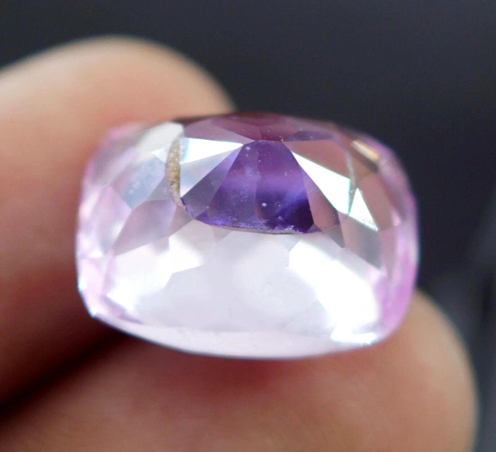 AAA 12 Ct Striking Certified Natural Pitambari Sapphire Loose Cushion Gemstone