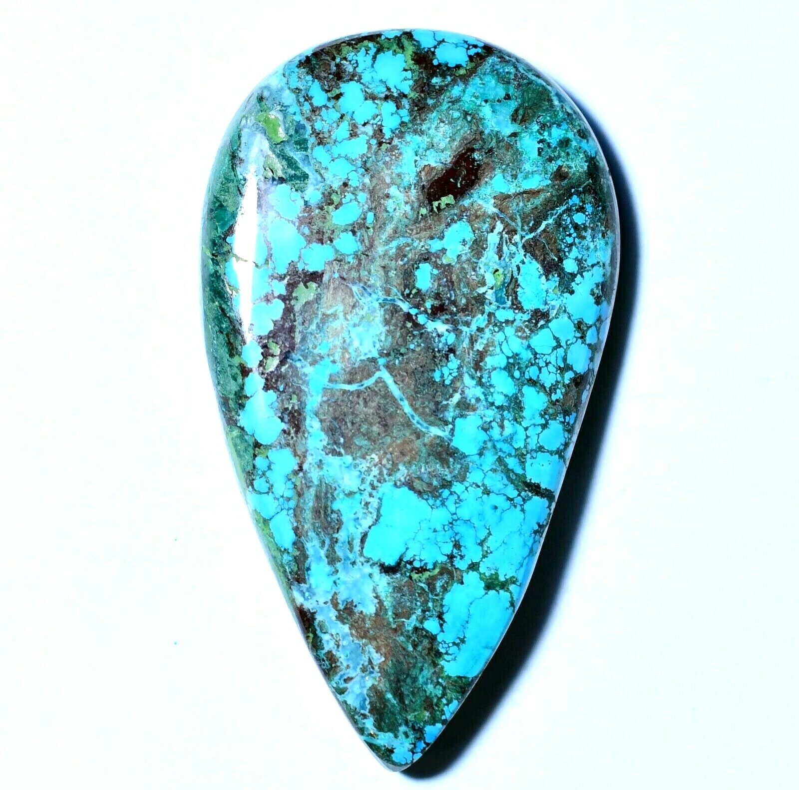 AAA+ Natural Lone Mountain Turquoise 42.10 Ct Certified Untreated Gemstone