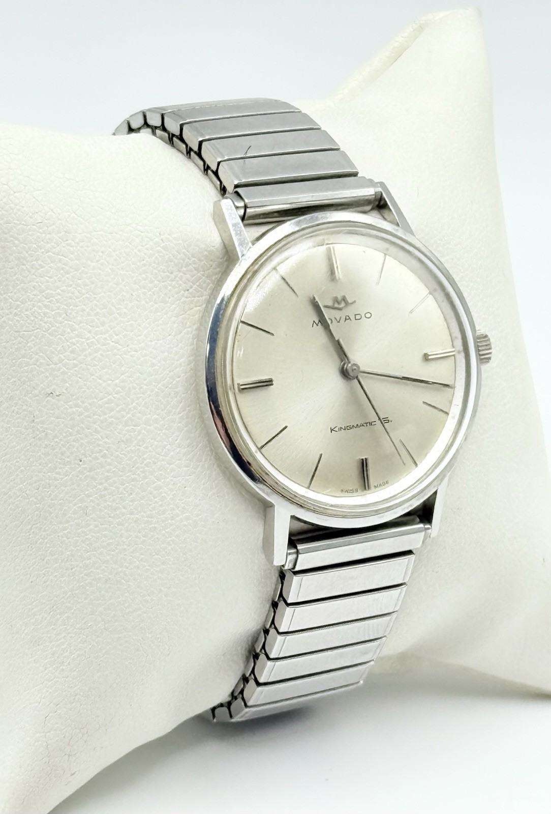 Vintage Movado Kingmatic Sub-Se Men’s Automatic Watch 28 Jewels 34mm