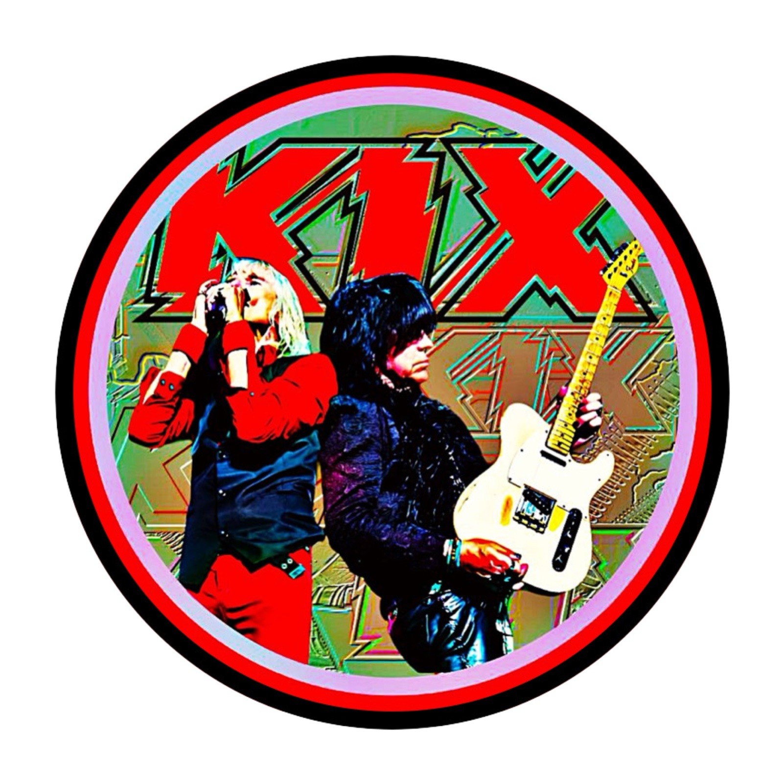 KIX 🇺🇸 ROCK YOUR FACE OFF🇺🇸 FOUR SMALL PINS