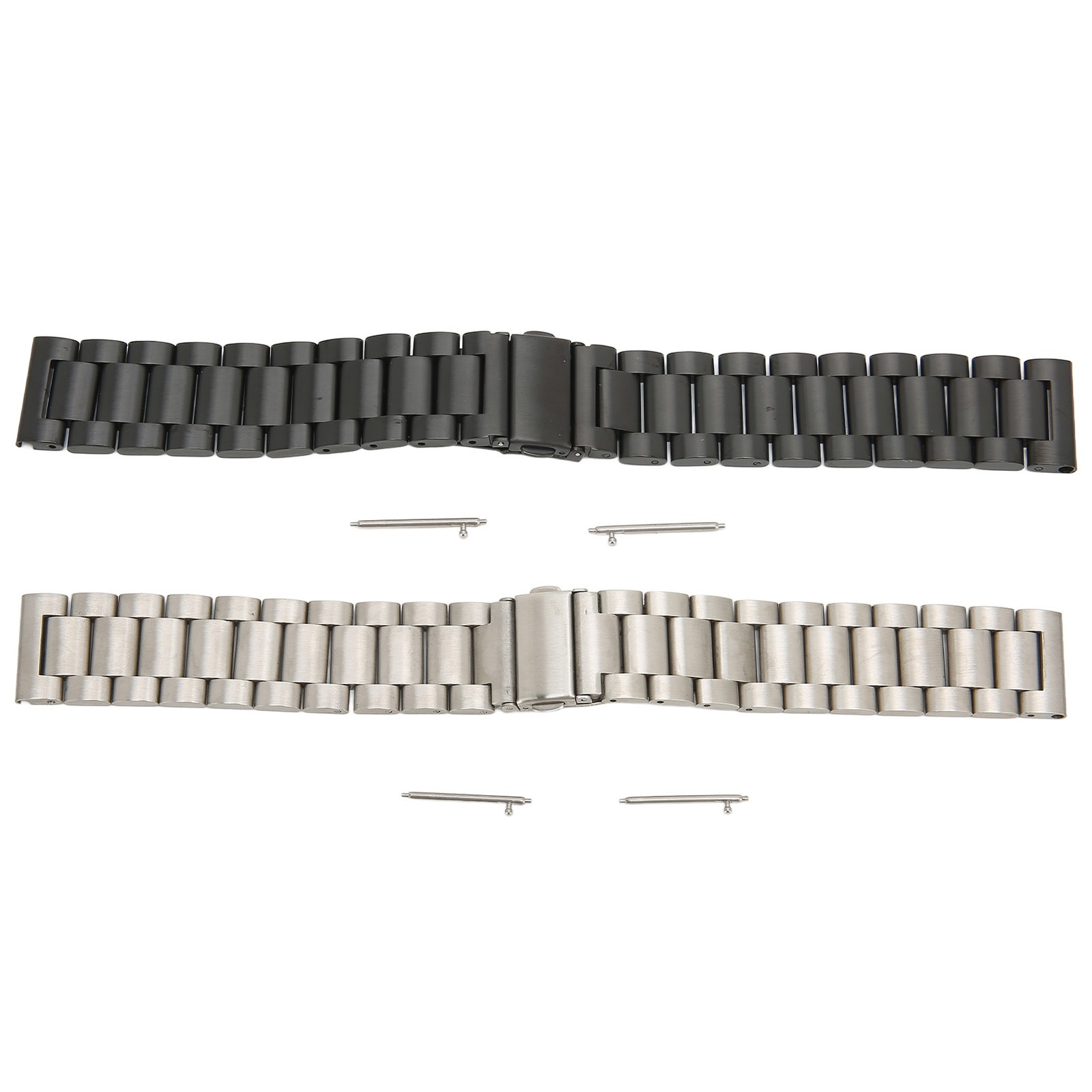 Smartwatch Band 20mm Double Buckle Wrist Strap Matel With Watch Pin For