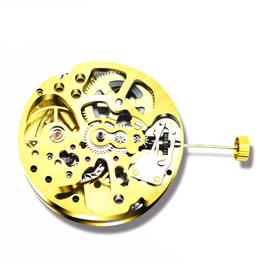 27mm Gold Skeleton 2004 Adjustment Radiation Pattern Automatic Watch Movement