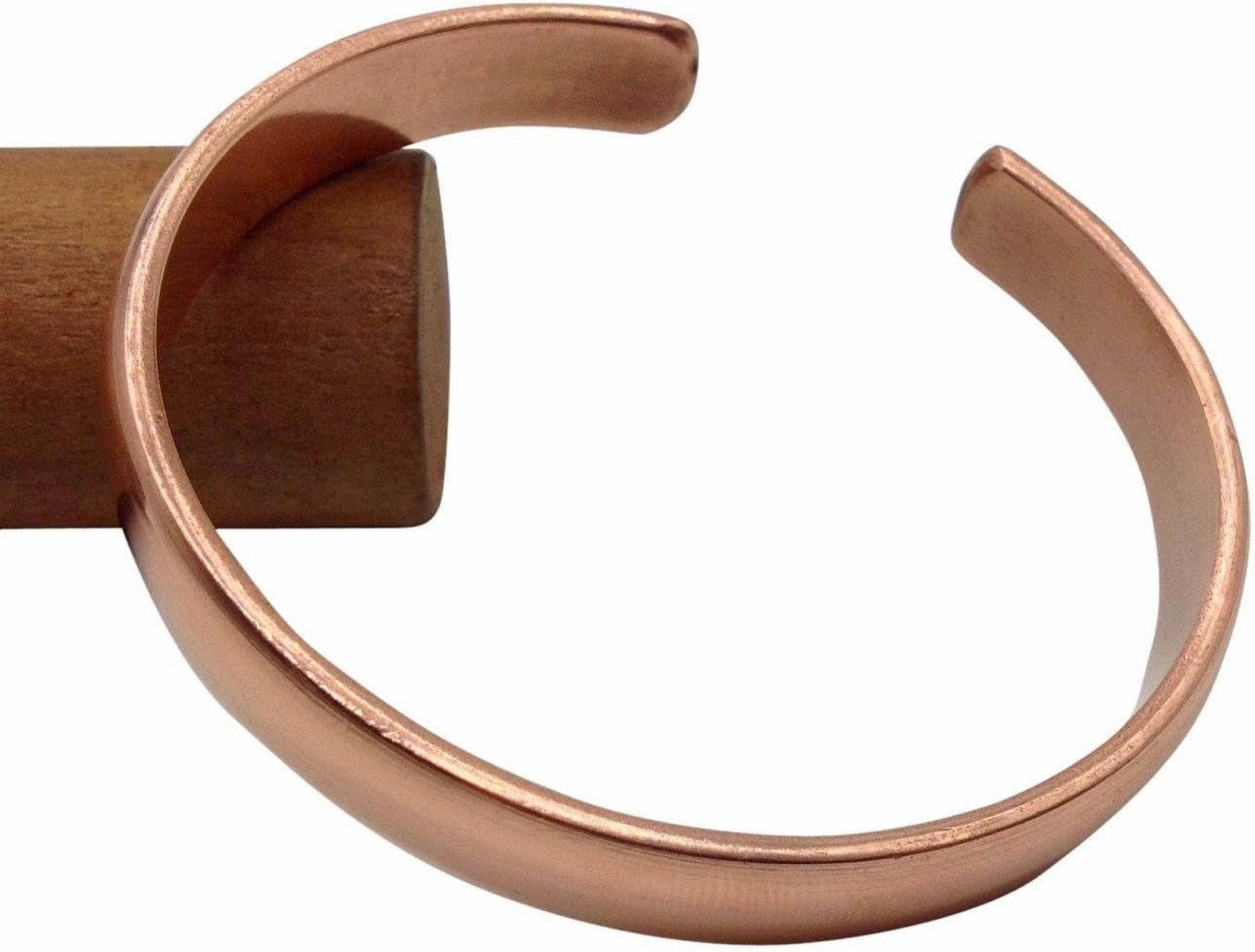 Healing Lama Hand Forged Copper Bracelet 7 Inch Uncoated Lead Free Calming
