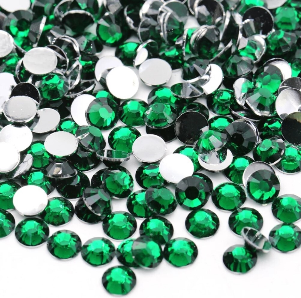 RESIN Rhinestones 3MM/SS12 QTY 1000-5000 Flatback Round Crystals Bling NON HOTFX